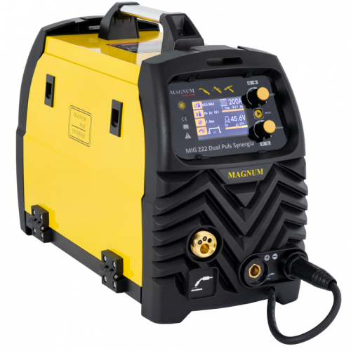 Spawarka Magnum MIG 222 Dual Puls Synergia LCD - zestaw - U MI 222 DP LCD-G - Magnum - 3 2