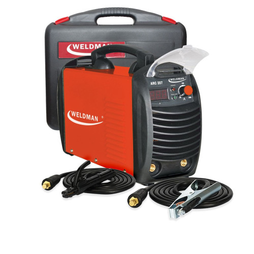 Spawarka Weldman ARC 207 z plastik. walizką - zestaw - 103 014-G - Weldman - 2 2