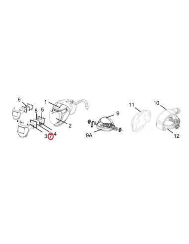 Ramka pod filtr 90x110 do przyłbicy ESAB G40/G50 - 0700000519 - ESAB - 1