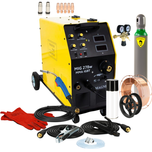 Spawarka Magnum MIG 278 W MMA IGBT - zestaw - U MI 278W MMA-G - Magnum - 2