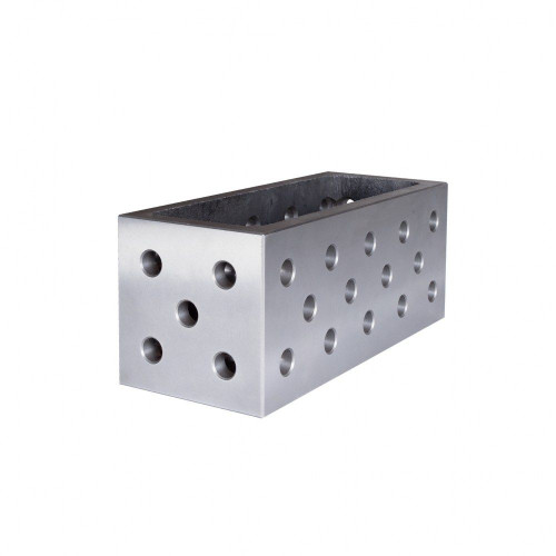 Blok mocujący U 500x200x200 do stołów spawalniczych / Spartus - SP010-20-050 - Spartus - 1 2