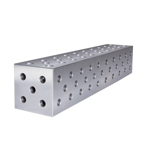 Blok mocujący U 1000x200x200 do stołów spawalniczych / Spartus - SP010-20-100 - Spartus - 1