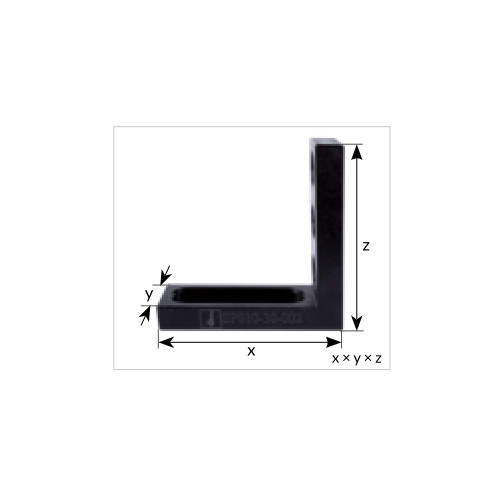 Kątownik blokujący (slot/slot) 175x50x175 do stołów spawalniczych / Spartus - SP010-30-003 - Spartus - 1 2