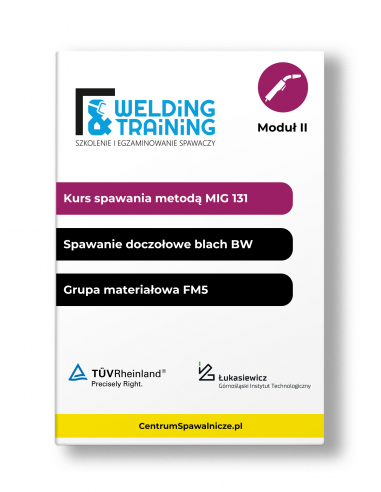 Kurs spawalniczy MIG 131 / spawanie doczołowe blach (BW) / FM5 / Welding & Training - MIG-131-BW_B-FM5 - Welding Training - 1