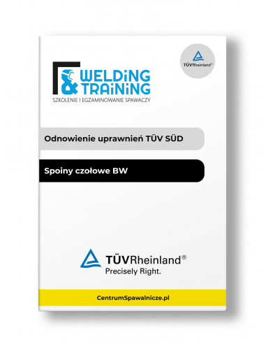 Odnowienie uprawnień TÜV SÜD / spoiny czołowe (BW) / Welding & Training - ODN-TUV_SUD-BW - Welding Training - 1