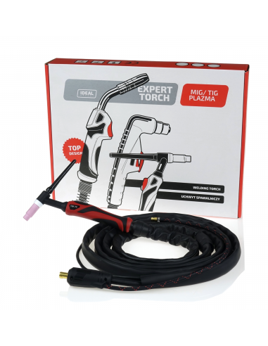 Uchwyt spawalniczy giętki TIG Ideal Dual Expert 26 / 4 m (wtyk DX50) - TIG26FX/S4/ES/2/50 - Ideal - 1