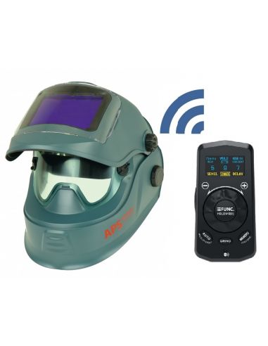 Przyłbica spawalnicza Ideal APS-P33M-RC2 F1-Flip z pilotem Bluetooth | APS-P33M-R-F1