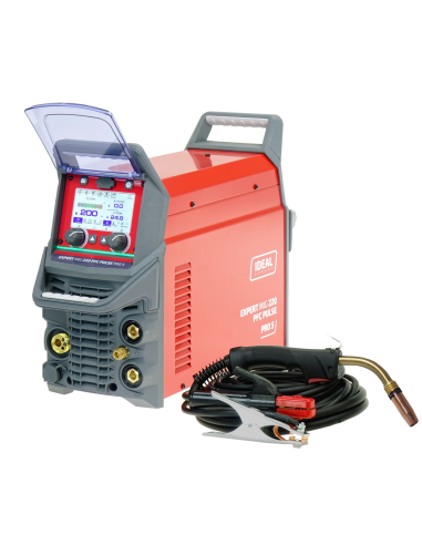 Spawarka Ideal Expert MIG 220 PFC Pulse Pro5 LCD - zestaw | EXMIG220P