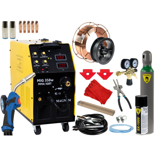 Spawarka Magnum MIG 358 W MMA IGBT - zestaw - U MI 358W MMA-G - Magnum - 2
