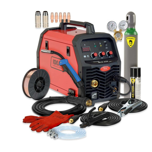 Spawarka Ideal Tecnomig 220 MMA Digital II v2 - zestaw - TMIG220V2-G - Ideal - 3