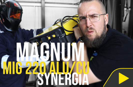 WIDEOTESTY | Spawarka Magnum MIG 220 Alu/Cu Synergia